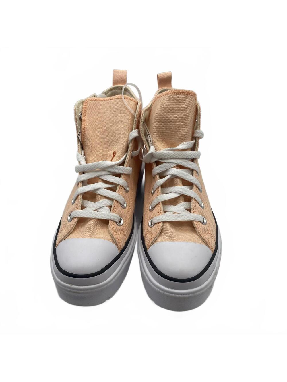 Converse Chuck Taylor All Star Lift Platform High Peach Beam Canvas Size 7 - Picture 4 of 11